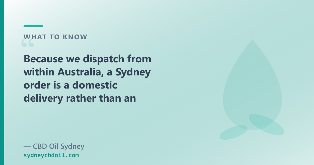 CBDistillery's broad spectrum compares directly with CBD Oil Sydney's Sydney range — but only one ships here